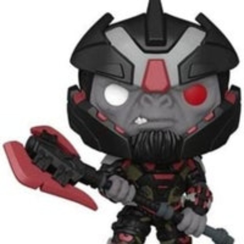 Funko POP Super: Halo Infinite - Escharum with Axe, Multicolor, 6.5 in